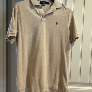 Ralph Lauren Men's Beige Polo Shirt